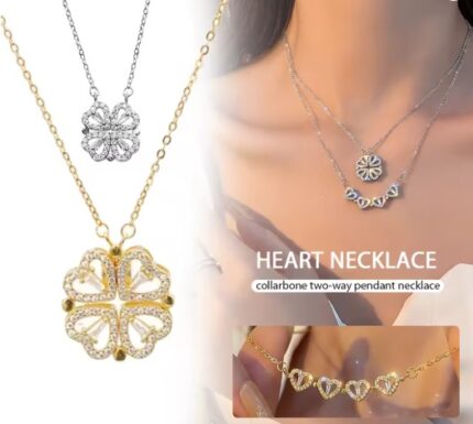 Collar Trébol de Corazones