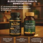 Pack de Bienestar: NAD+Resveratrol y Ashwaghanda